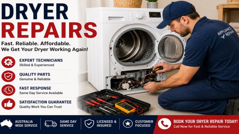 Dryer Repairs in Australia: Keep Your Laundry Routine Running Smoothly