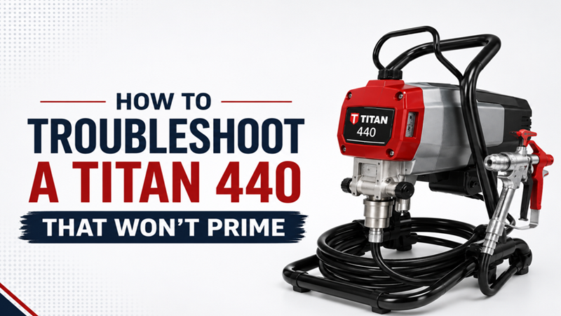 How to Troubleshoot a Titan 440 That Won’t Prime